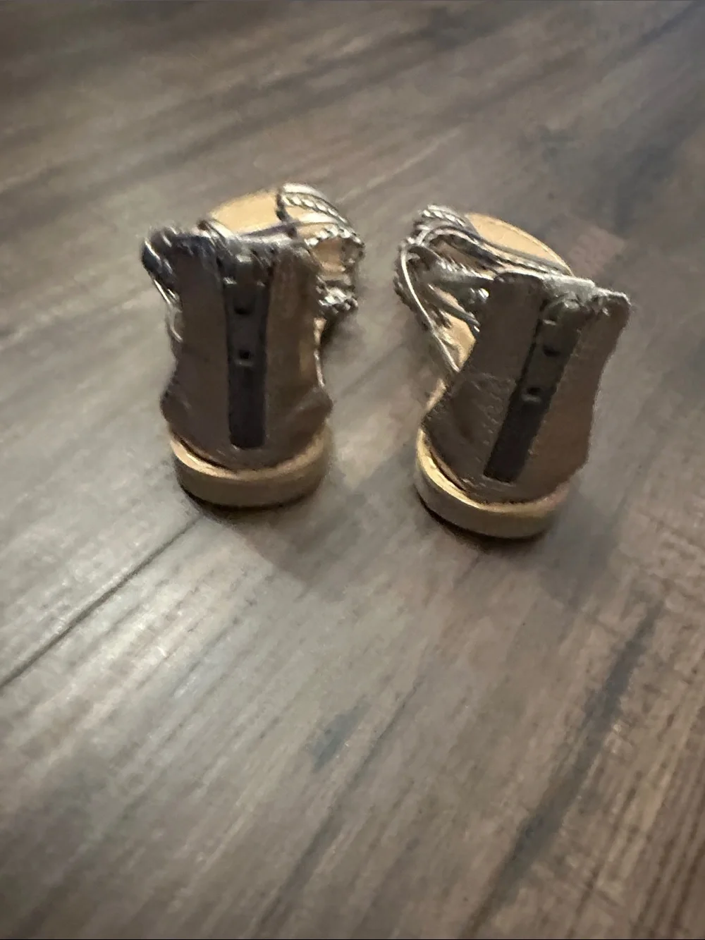 Braided Metallic Silver Gladiator Sandals for toddler girls
